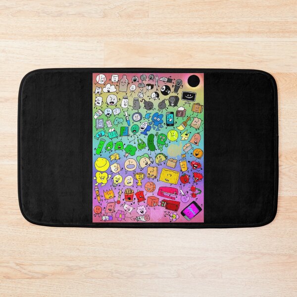 Item preview, BFDI Inanimate Insanity All Characters (Rainbow) designed and sold by MsBonnieArt.