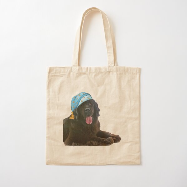 Seize the Day Newfie Cotton Tote Bag