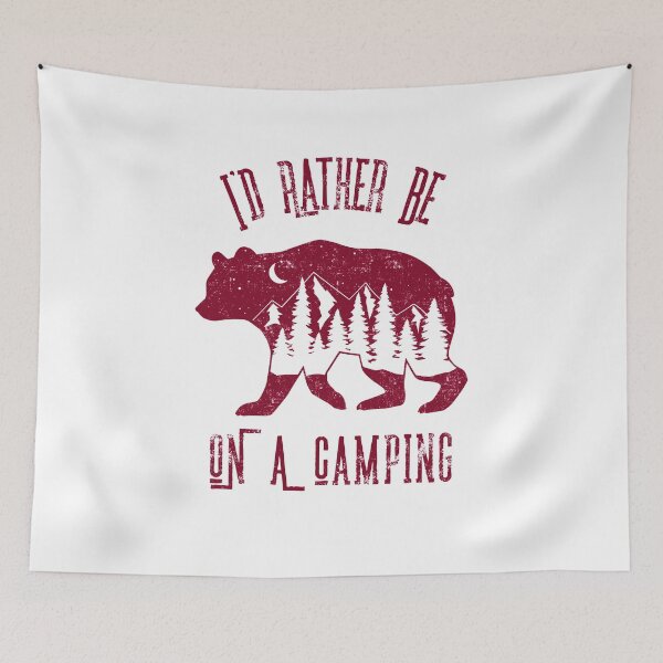 Item preview, I'd Rather Be Camping designed and sold by loveoceanair.