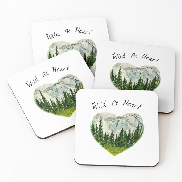 Item preview, Wild At Heart Mountains Heart designed and sold by PhDancersTeapot.