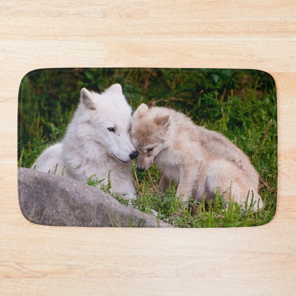 Item preview, Arctic Wolf And Pup designed and sold by Michael Cummings.