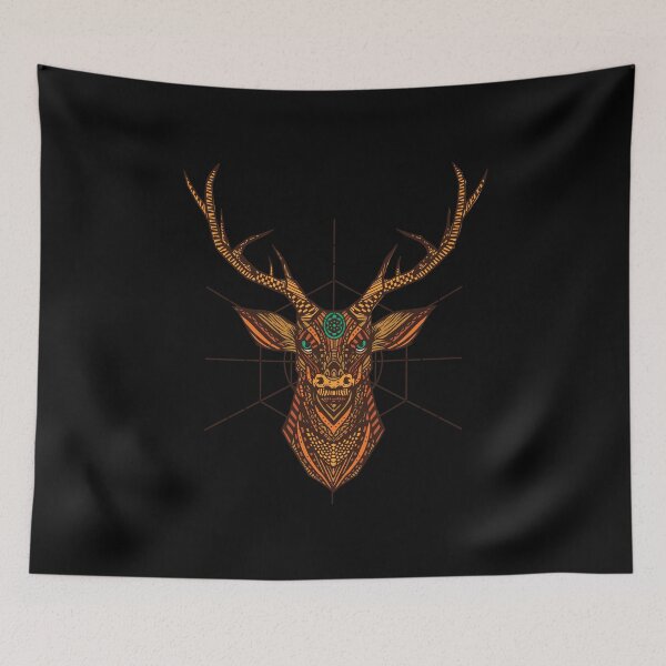 Item preview, Wildlife Whitetail Deer Mandala Art designed and sold by Ofca.