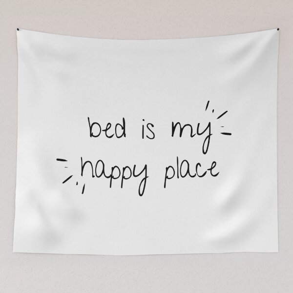Item preview, Bed Is My Happy Place designed and sold by jpremiumdesigns.