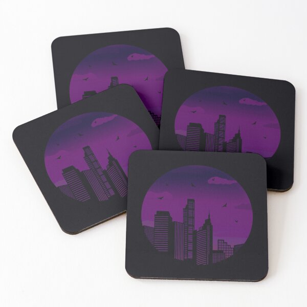 Item preview, Moody cityscape sunset designed and sold by cozyfuncreation.