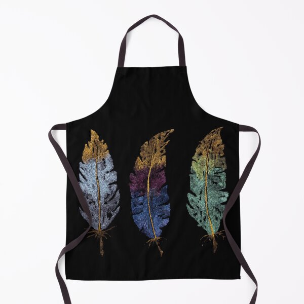 Item preview, Three Multi Coloured Feathers in Metallic Watercolour designed and sold by Julie Pickering.
