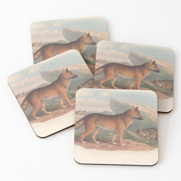 Artikelvorschau, Dingo illustration Australian animals series entworfen und verkauft von Vintage Designs +.