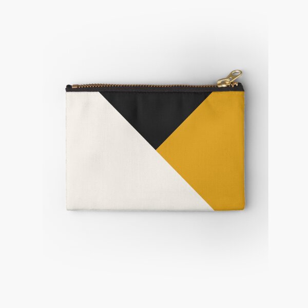 Item preview, Tricolor Geometry Charcoal Yellow designed and sold by La Chic.