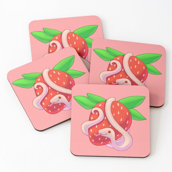 Item preview, strawberry snake designed and sold by rainetherabbit.