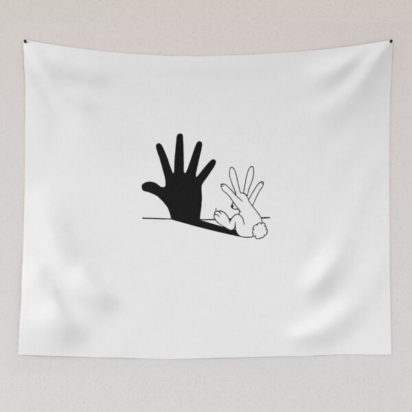 Item preview, Rabbit Hand Shadow designed and sold by CYNTHIALEIGHTON.