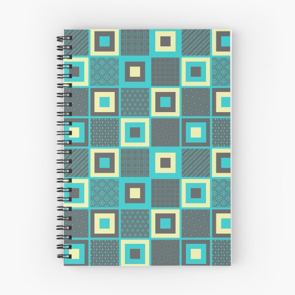 Item preview, Yellow gray and blue Faux Patchwork designed and sold by PatternLady.