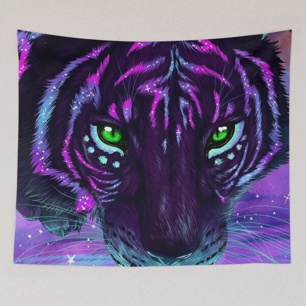 Aperçu de l'œuvre Tigre violet créée et vendue par kamikrison.