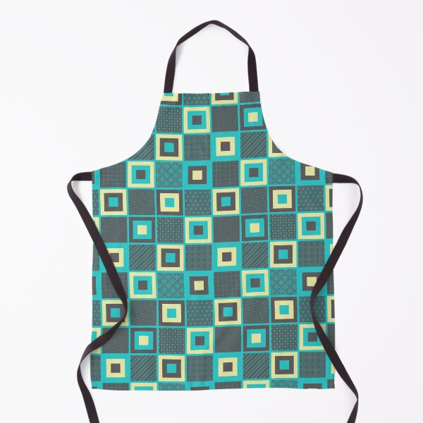 Item preview, Yellow gray and blue Faux Patchwork designed and sold by PatternLady.