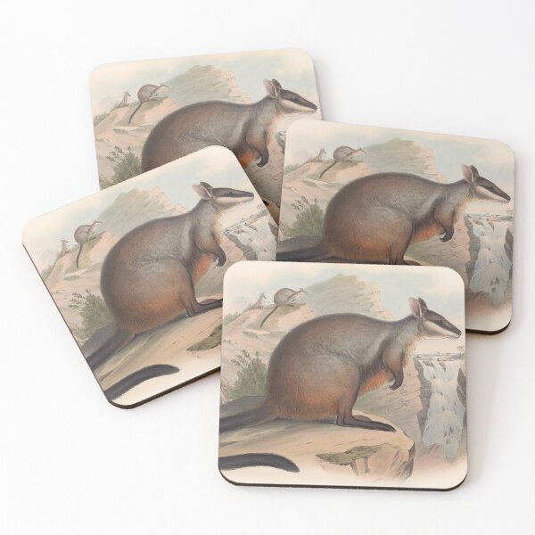 Artikelvorschau, Kangaroo illustration Australian animals series entworfen und verkauft von Vintage Designs +.