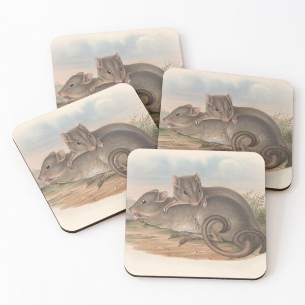 Artikelvorschau, Cuddling Marsupials illustration Australian animals series entworfen und verkauft von Vintage Designs +.