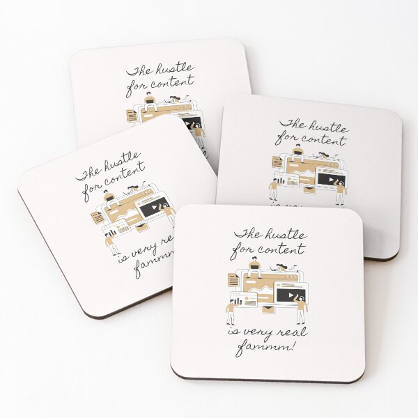 Item preview, Hustle for Content designed and sold by otomworld.