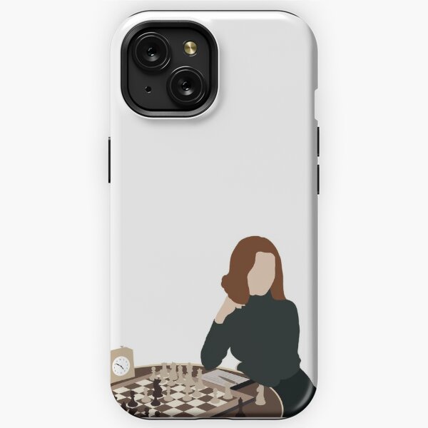 The Queen's Gambit Elizabeth Harmon quote It's Much Easier to play chess  without the burden of addam's apple Sticker for Sale by jovanaja43