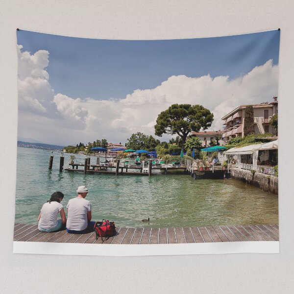 Item preview, Relaxing in the afternoon sunshine in Sirmione designed and sold by Violaman.