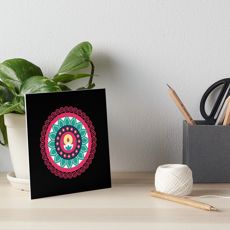 Item preview, Art Board Print designed and sold by PureGeometry.