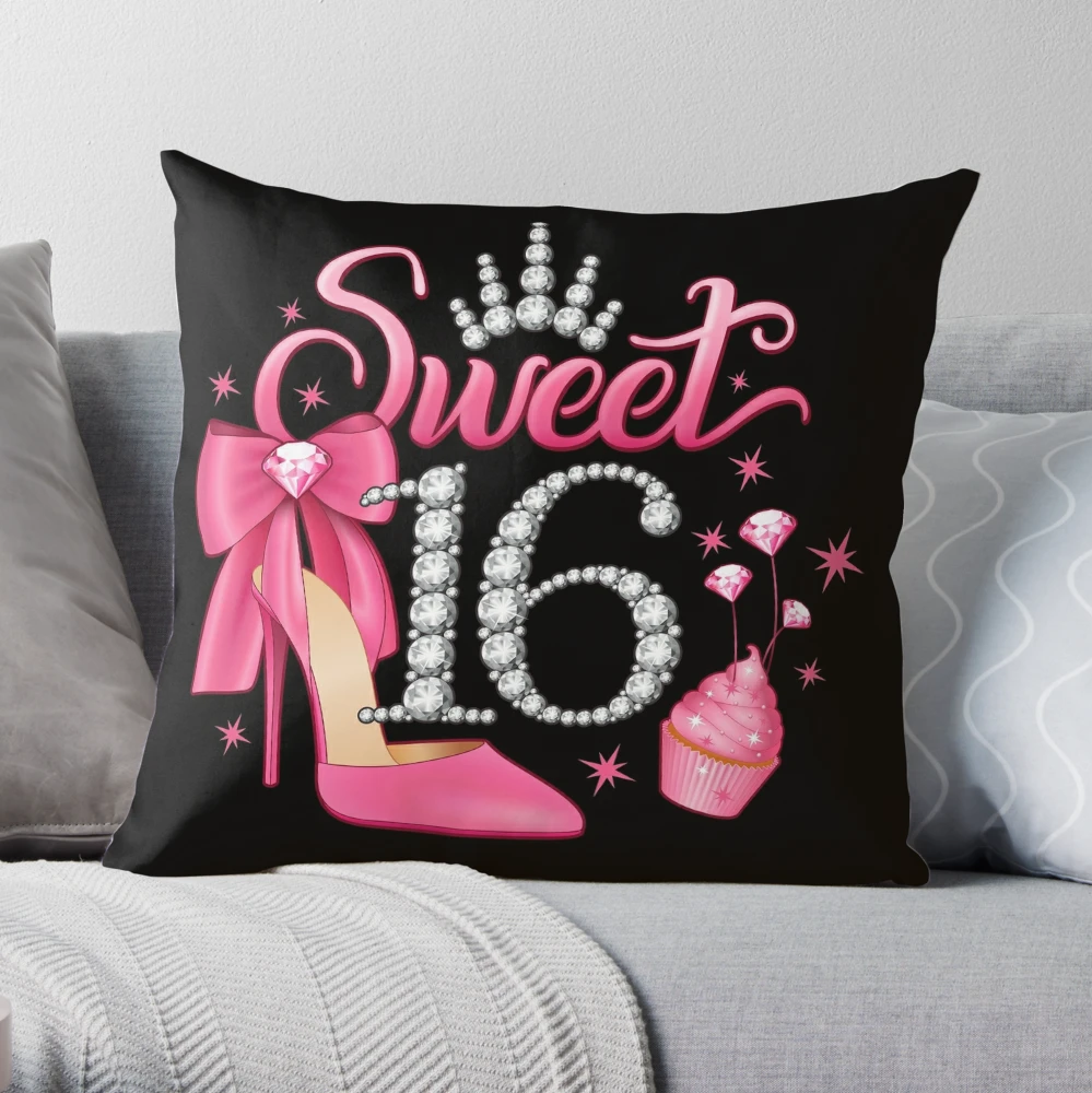 Fuchsia Sweet 16 Pillows