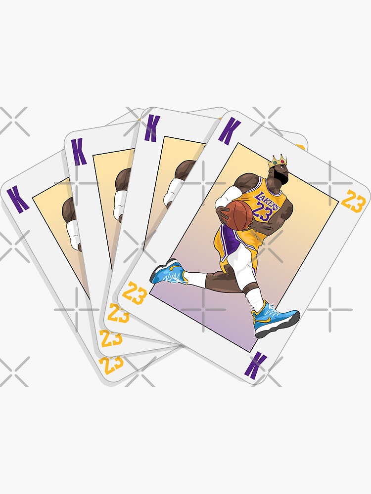 Lebron James Jersey Sticker for Sale by WalkDesigns