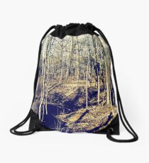 Fall Forest Drawstring Bag