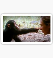 jane goodall Sticker