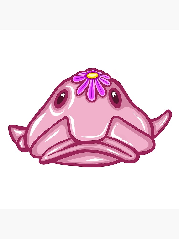 Blobfish Blob Face Sea Animal Pink Gift Idea - Blobfish - Magnet