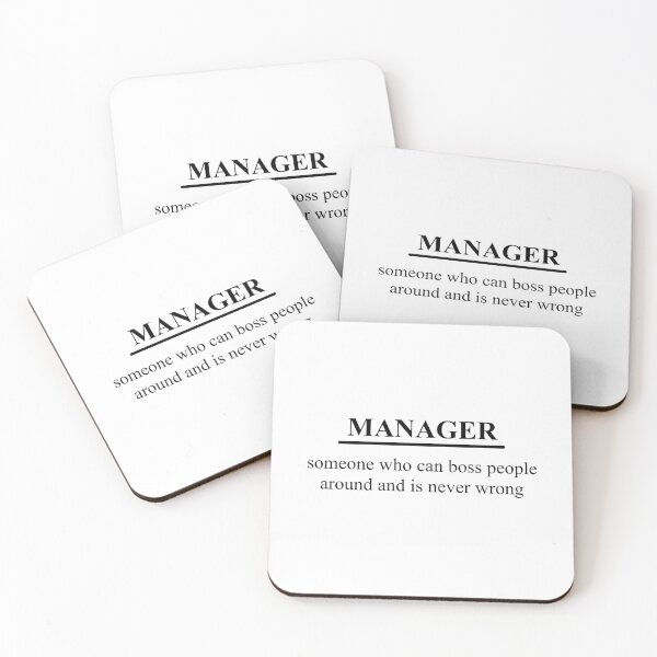 Item preview, Funny Manager Definition designed and sold by Swarno.