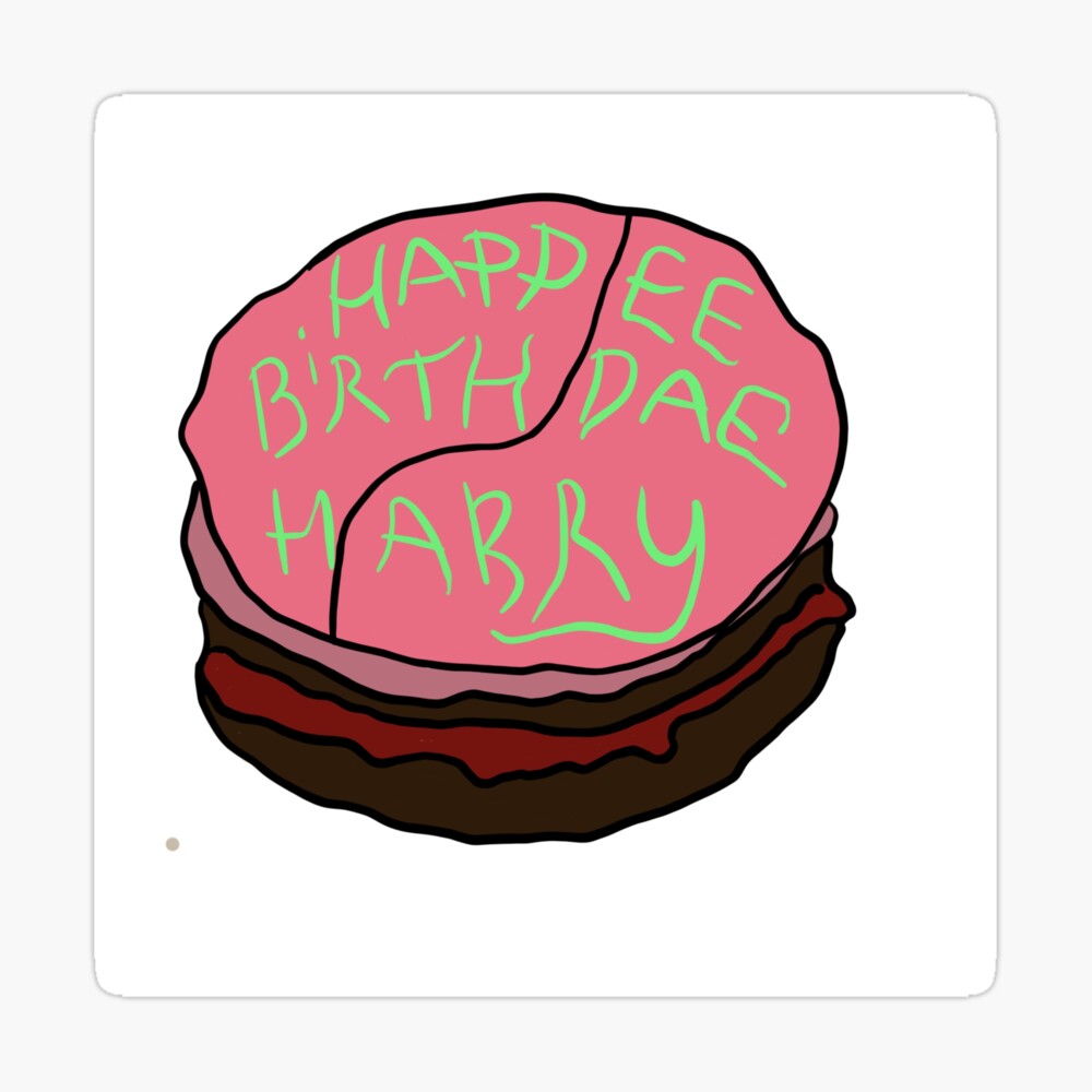 Badge Gateau Harry Potter Par Stickers By Bee Redbubble
