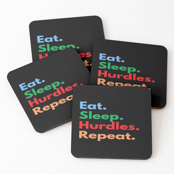 Item preview, Eat sleep hurdles repeat  designed and sold by goodshop1.
