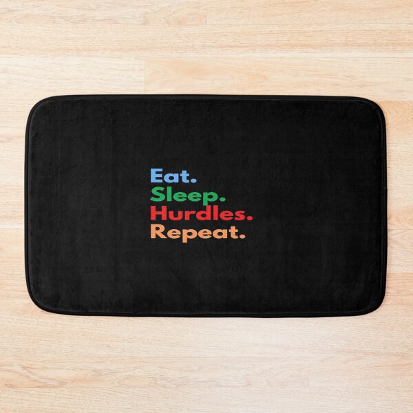 Item preview, Eat sleep hurdles repeat  designed and sold by goodshop1.