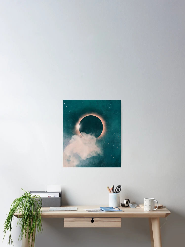 Thumbnail 2 of 3, Poster, lunar eclipse designed and sold by PatternCreator.