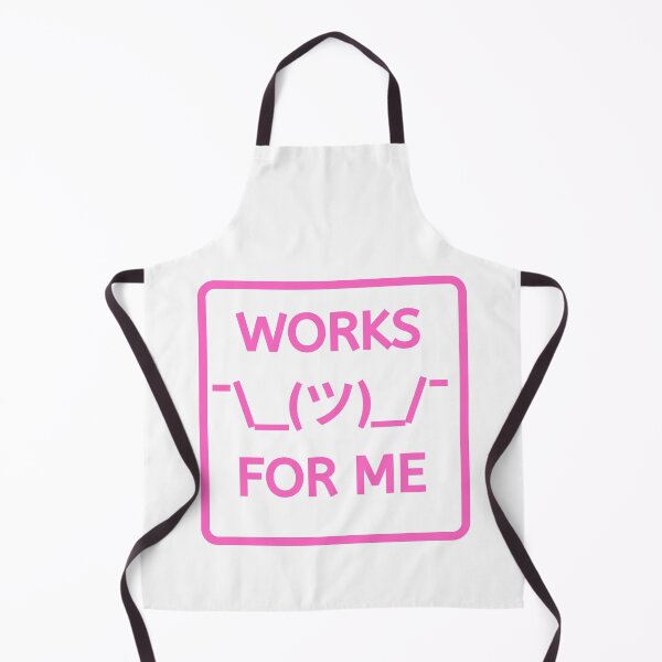 Item preview, Emoji Shrug Works For Me Pink designed and sold by SpiffyD.