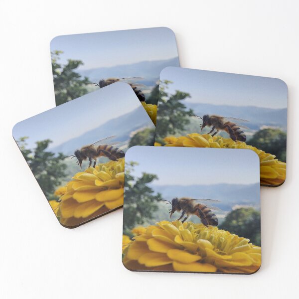 Item preview, Honey Bee on Flower designed and sold by WildeRoseArts.