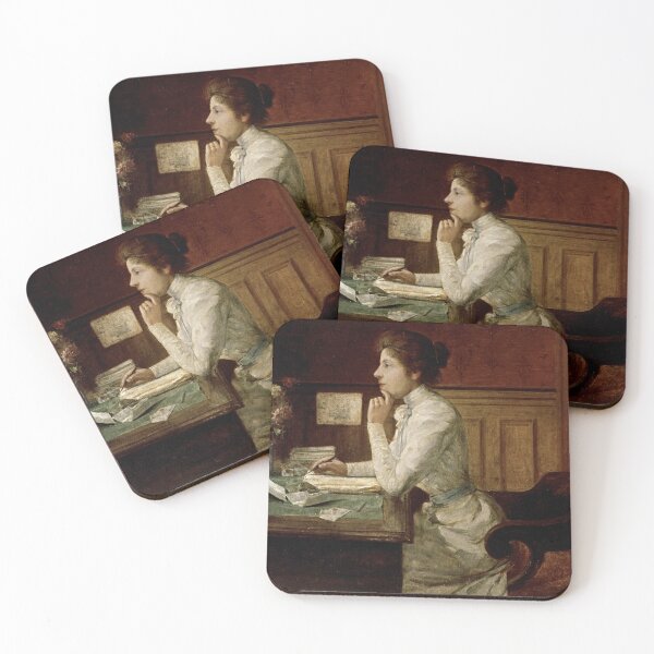 Item preview, Abigail De Andrade by Belmiro de Almeida - Vintage Art designed and sold by RickE.
