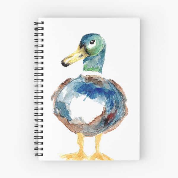 Item preview, Fuzzy Duck in Watercolour designed and sold by Julie Pickering.