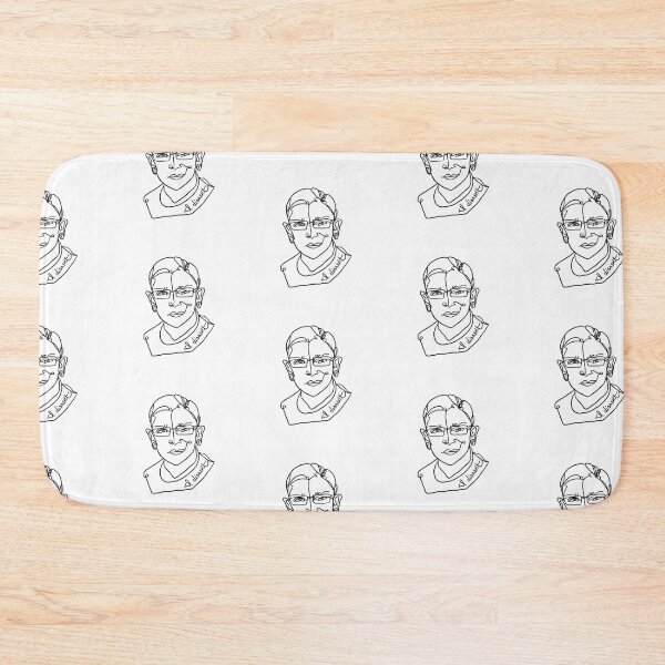 Item preview, Transparent RBG Line art Ruth Bader Ginsburg designed and sold by Mari Eboli.