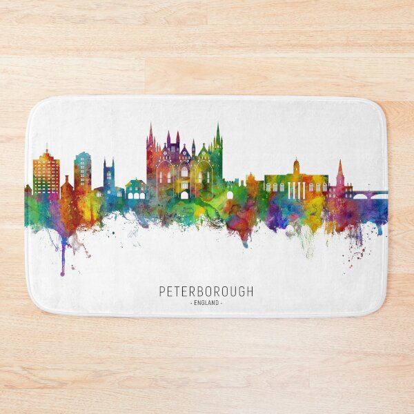 Item preview, Peterborough England Skyline designed and sold by ArtPrints.