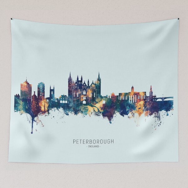 Item preview, Peterborough England Skyline designed and sold by ArtPrints.