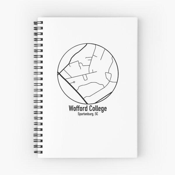 Item preview, Wofford College Map designed and sold by carterbg.