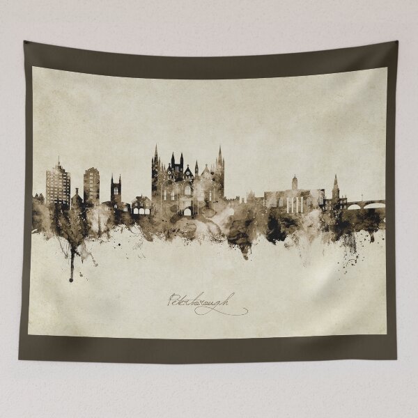 Item preview, Peterborough England Skyline designed and sold by ArtPrints.