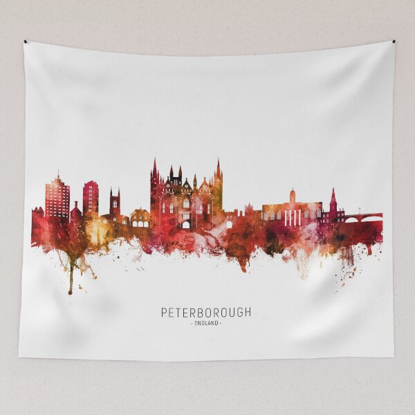 Item preview, Peterborough England Skyline designed and sold by ArtPrints.