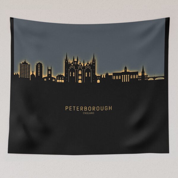 Item preview, Peterborough England Skyline designed and sold by ArtPrints.