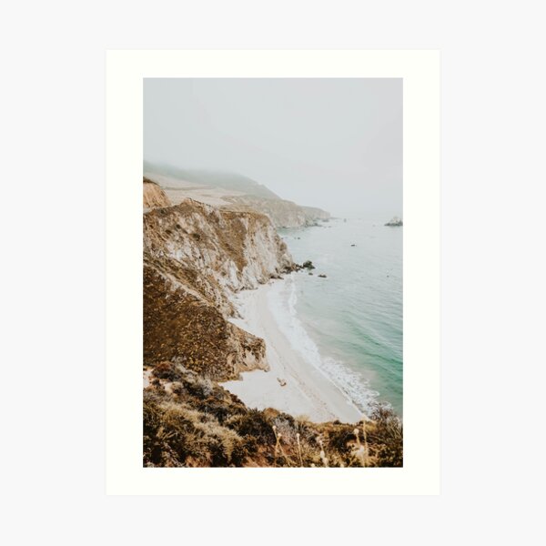 california coast v / big sur Art Print