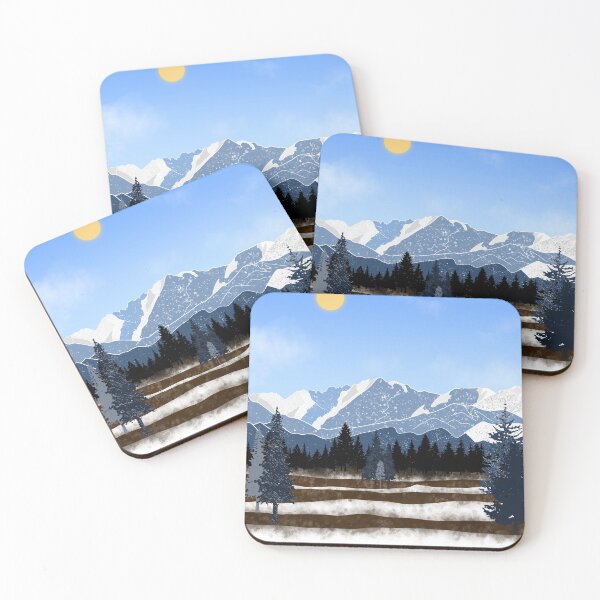 Item preview, snow covered mountains designed and sold by Catherine  Milchard.