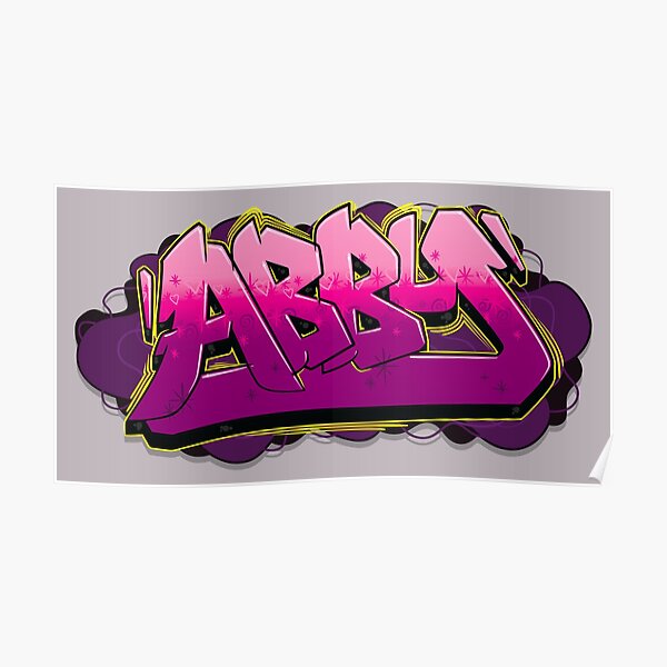 "Abby Graffiti Name" Poster for Sale by NameGraffiti Redbubble