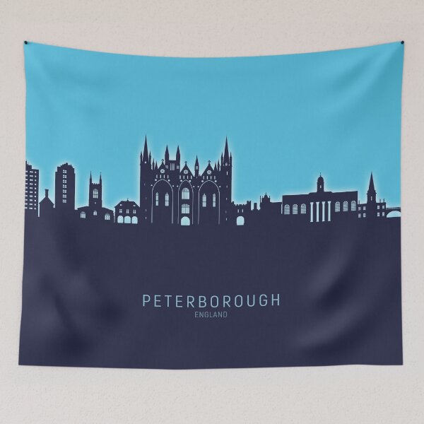 Item preview, Peterborough England Skyline designed and sold by ArtPrints.