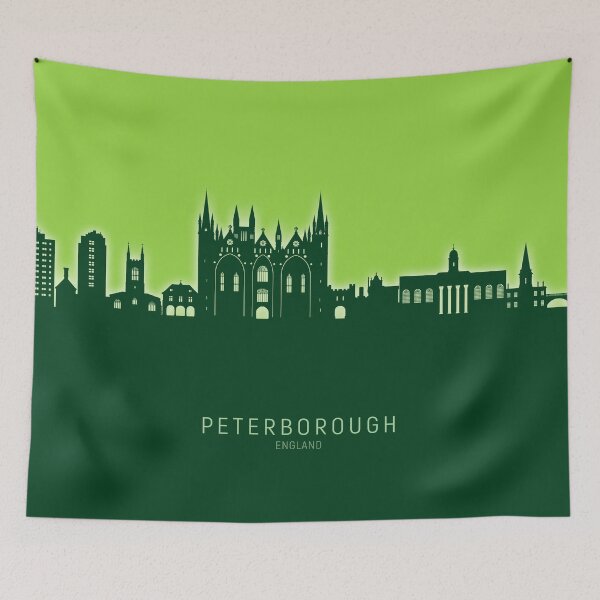 Item preview, Peterborough England Skyline designed and sold by ArtPrints.