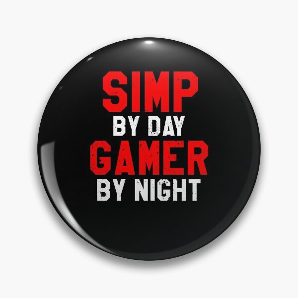 Item preview, Red Simp By Day Gamer By Night Funny Simping Simp Boyfriend Girfriend designed and sold by RainbowPandas.