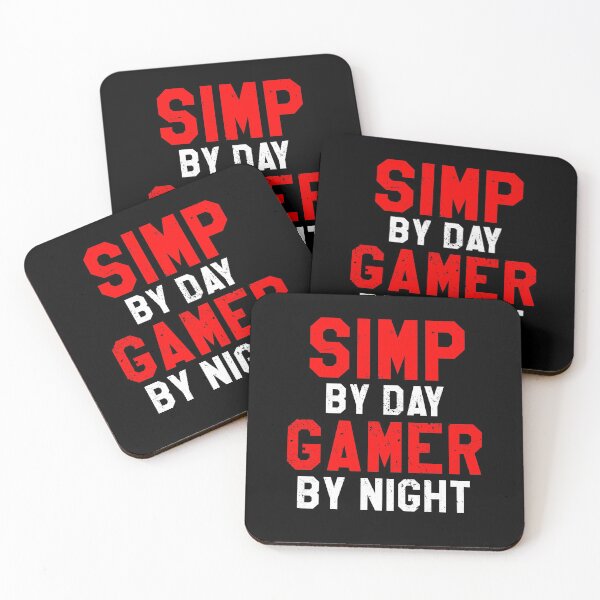 Item preview, Red Simp By Day Gamer By Night Funny Simping Simp Boyfriend Girfriend designed and sold by RainbowPandas.